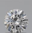 0.70 Carat Round F SI1 EX GIA Natural Diamond