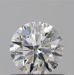 0.53 Carat Round D SI1 EX GIA Natural Diamond