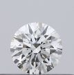 0.2 Carat Round F VVS2 EX GIA Natural Diamond