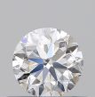 0.51 Carat Round D VVS2 VG EX GIA Natural Diamond