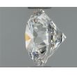 0.56 Carat Round E VVS2 EX GIA Natural Diamond