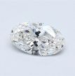 0.5 Carat Oval F IF - EX VG GIA Natural Diamond