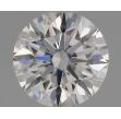 0.55 Carat Round H VVS1 EX GIA Natural Diamond