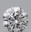 0.55 Carat Round D VVS1 EX GIA Natural Diamond