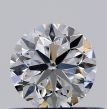 0.45 Carat Round F VS1 VG EX GIA Natural Diamond