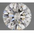 0.55 Carat Round H VVS2 EX IGI Natural Diamond