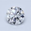 0.86 Carat Round F VVS2 EX GIA Natural Diamond