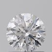 0.70 Carat Round D VVS2 EX GIA Natural Diamond