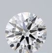 0.56 Carat Round E VVS2 EX GIA Natural Diamond