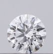 0.2 Carat Round D VVS2 EX VG GIA Natural Diamond