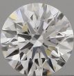 0.56 Carat Round D VVS2 EX GIA Natural Diamond