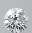 0.54 Carat Round E VS2 EX GIA Natural Diamond