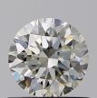 0.61 Carat Round J VVS2 VG EX GIA Natural Diamond