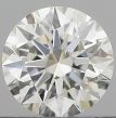 0.63 Carat Round H VS2 EX IGI Natural Diamond