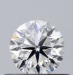 0.46 Carat Round F VVS1 VG EX GIA Natural Diamond