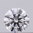 0.18 Carat Round D SI2 VG EX GIA Natural Diamond