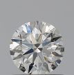 0.6 Carat Round H VS1 EX IGI Natural Diamond