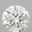 0.36 Carat Round F VVS2 EX GIA Natural Diamond