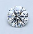 0.56 Carat Round H VS1 EX GIA Natural Diamond