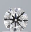 0.5 Carat Round E VVS2 VG EX GIA Natural Diamond