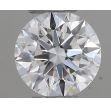 0.22 Carat Round D VVS1 EX GIA Natural Diamond