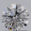 0.80 Carat Round F SI1 EX VG GIA Natural Diamond