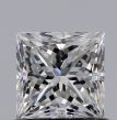 0.70 Carat Princess F VVS2 - VG GIA Natural Diamond