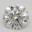 0.53 Carat Round D VVS2 EX GIA Natural Diamond