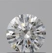 0.56 Carat Round E SI1 EX GIA Natural Diamond