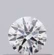 0.32 Carat Round G VVS1 EX GIA Natural Diamond