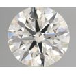 0.44 Carat Round I VVS1 EX IGI Natural Diamond