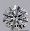 0.50 Carat Round H VVS2 EX GIA Natural Diamond