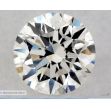 0.4 Carat Round H VVS1 EX GIA Natural Diamond