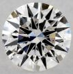 0.57 Carat Round F SI2 EX GIA Natural Diamond