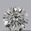 0.35 Carat Round I VVS1 EX GIA Natural Diamond