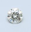 0.51 Carat Round I VS2 VG EX GIA Natural Diamond