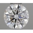 0.35 Carat Round G VVS1 EX GIA Natural Diamond