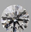 0.43 Carat Round H VVS1 EX GIA Natural Diamond