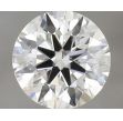 0.56 Carat Round I VS2 EX GIA Natural Diamond