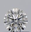 0.36 Carat Round F VVS2 EX GIA Natural Diamond