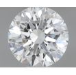 0.42 Carat Round F VVS2 EX GIA Natural Diamond