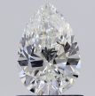 0.70 Carat Pear F SI2 - VG GIA Natural Diamond