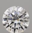 0.44 Carat Round D VVS2 EX GIA Natural Diamond