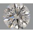 0.35 Carat Round I VVS1 EX GIA Natural Diamond