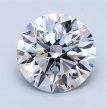 1.51 Carat Round E SI2 EX GIA Natural Diamond