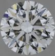 0.80 Carat Round E VVS2 EX VG GIA Natural Diamond