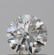 0.60 Carat Round H VVS2 EX GIA Natural Diamond