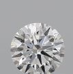 0.5 Carat Round F SI1 EX GIA Natural Diamond