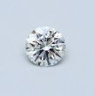 0.31 Carat Round E SI1 EX VG GIA Natural Diamond