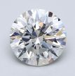 1.7 Carat Round H SI1 EX GIA Natural Diamond